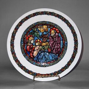 Vintage Henri D'arceau Nativity Plate